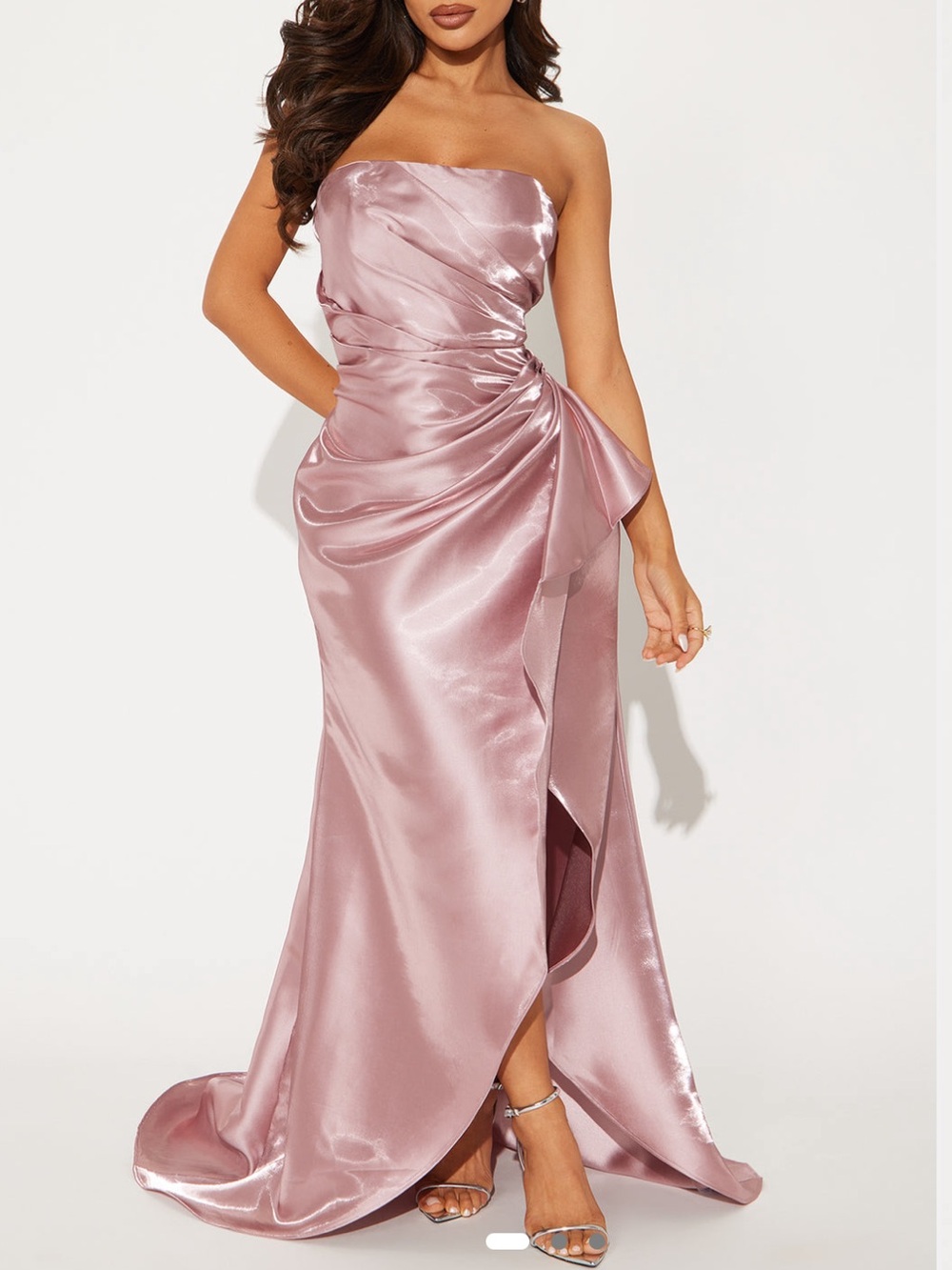 Shiny Gown in Mauve